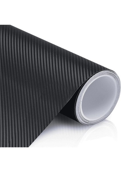 25X152CM 3D Karbon Folyo Hava Kanallı Karbon Folyo Karbonfiber Folyo
