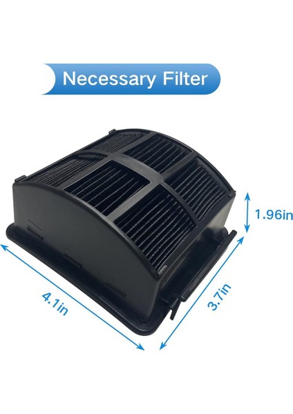 Bissell 2998 Multiclean Kaldırma Pet Vakum Için Yedek Hepa Filtre, Bissell 2999 2849 3057 3125W, Et, Parça 1625641 Için (Yurt Dışından)