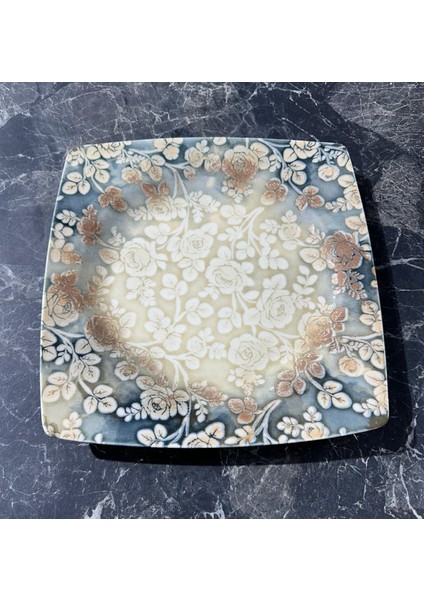 Güral Porselen 26 cm 6 Prç. Çiçek Desenli Servis Tabağı