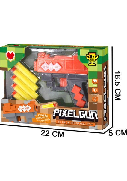 Pıxel Gun Dart Atan Tabanca Turuncu