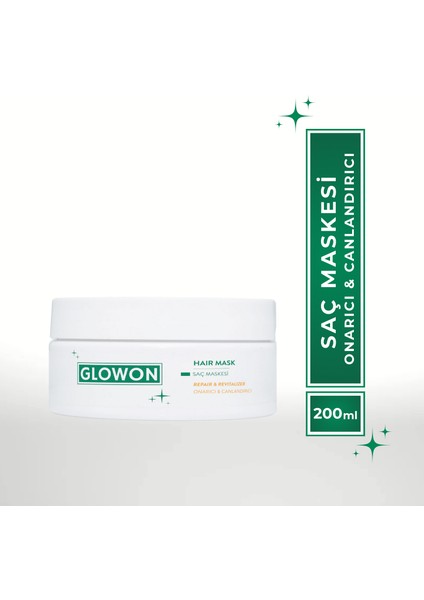 SAÇ MASKESİ - ONARICI VE CANLANDIRICI 200 ML