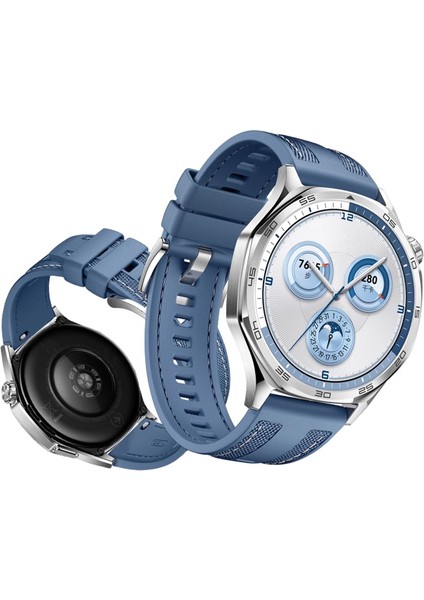 Huawei Watch Gt 5 Uyumlu Zore KRD-128 Silikon Kordon-Siyah