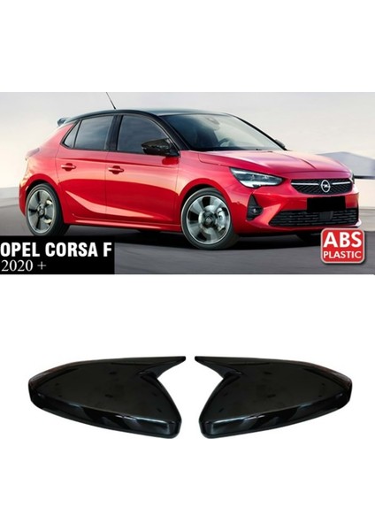 Opel Corsa F 2020+ Yarasa Ayna Kapak Parlak Siyah Sağ Sol Takım