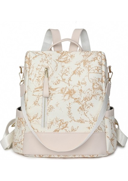 Moda Baskılı Büyük Kapasiteli Kadın Sırt Çantası (Yurt Dışından)