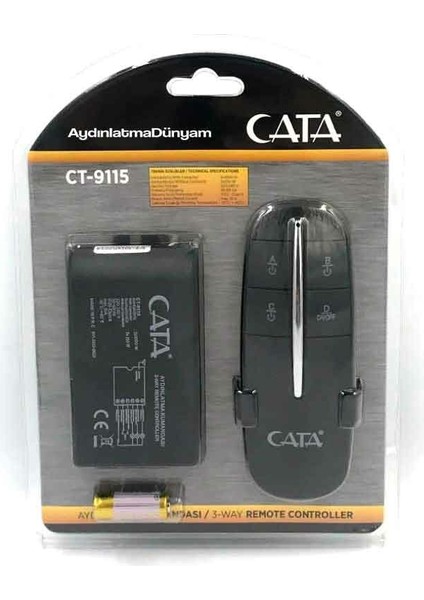3X1000 W 3 Lü Avize Kumandasi CT-9115 fiyatları
