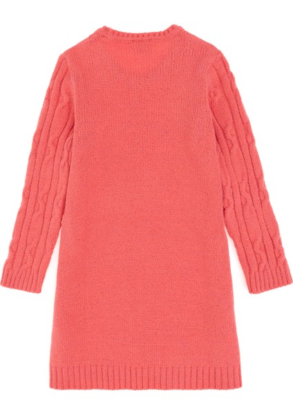 Kız Çocuk Nar Çiçeği Elbise (Triko) 50293093-VR239 fiyatları