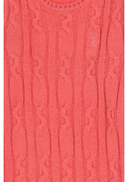 Kız Çocuk Nar Çiçeği Elbise (Triko) 50293093-VR239 modelleri