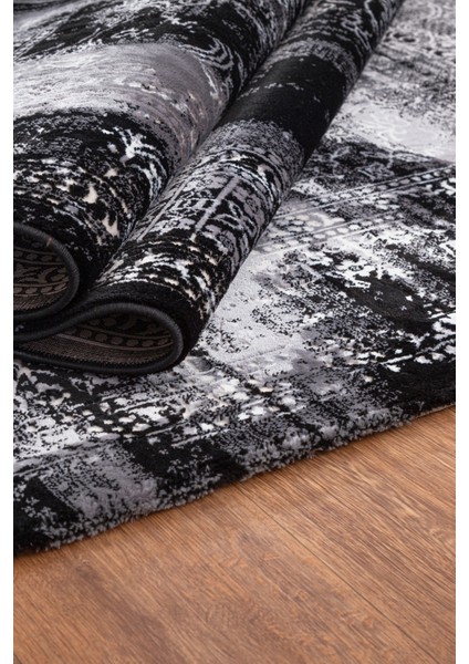 Lynosse Siyah Yumuşak Konforlu Halı P0307 modelleri