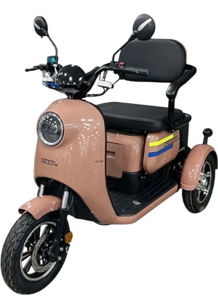 Ankaa 4 Akülü 3 Tekerli Elektrikli Motosiklet - Kahverengi fiyatları
