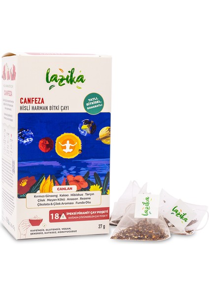 Hisli Harman Canfeza 2'li Set - Love&Energy Tea