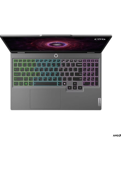 Loq 15ARP9 Amd Ryzen 7 7435HS Ddr5 64GB 1tb SSD RTX4050-6GB 300NITS 15.6" 144Hz Fhd Windows 11 Pro Taşınabilir Bilgisayar 83JC00CRTRP10 + Zetta Çanta