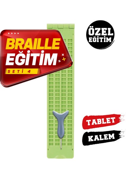 Braille Tablet ve Kalem Seti - 4