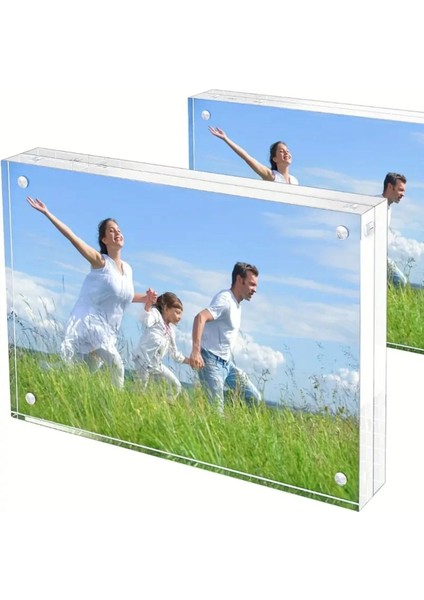 Çift Taraflı Manyetik Pleksi Fotoğraf Çerçevesi indirimleri
