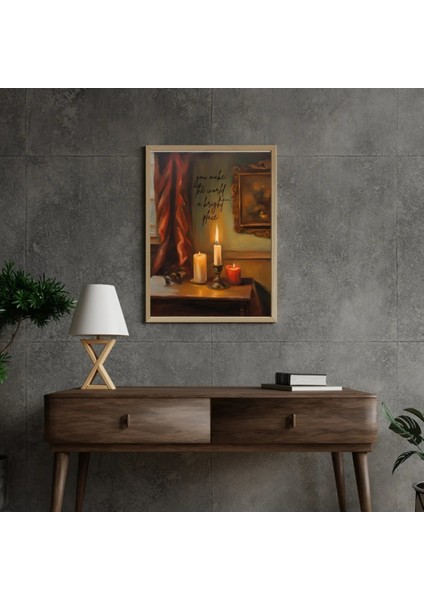 Çerçeveli Vintage Tablo, Pinterest Duvar Dekorasyonu, Modern Tasarım Tablo