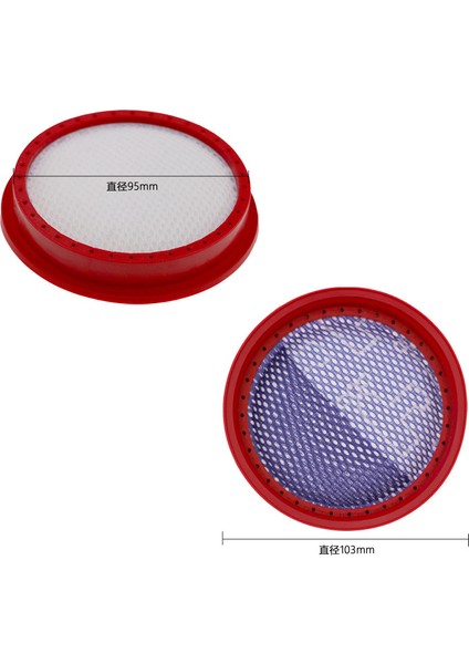 4 Adet Dibea D18 D008PRO Elektrikli Süpürge Yedek Yıkanabilir Filtre Parte Filtre Yedek Parçaları (Yurt Dışından)