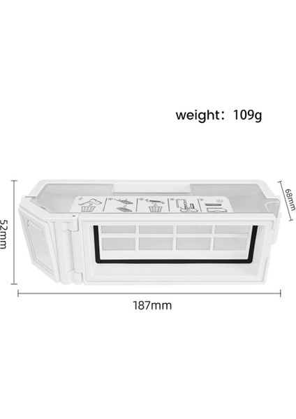 Ecovacs Deebot T20 Pro /T20 Max/ T20 Pro Plus/ T20 Max Plus Robot Süpürge Filtreli Çöp Kutusu Için Toz Kutusu (Yurt Dışından)