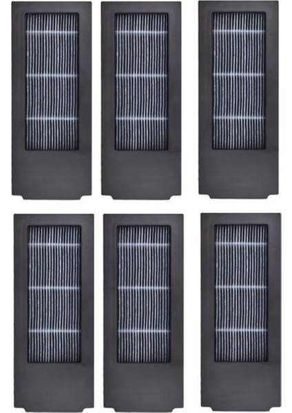 Ecovacs Deebot X2 / X2 Pro / DEX86 Robot Süpürge Yıkanabilir Hepa Filtresi Için 6 Adet Yedek Parça Filtresi (Yurt Dışından)