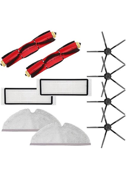 Yedek Parçalar Ana Fırça Yan Fırça Hepa Filtre Roborock S5 S6 S51 T4 T5 Elektrikli Süpürge Aksesuarları Için Uyumlu (Yurt Dışından)