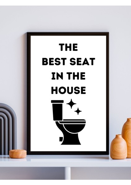 Çerçeveli Poster, Banyo Tablosu, Tuvalet Posteri, Pinterest Tarzı Duvar Dekorasyonu