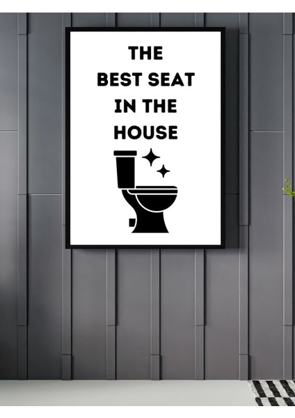 Çerçeveli Poster, Banyo Tablosu, Tuvalet Posteri, Pinterest Tarzı Duvar Dekorasyonu