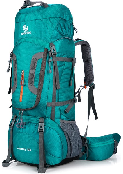 Ultra Dayanıklı Su Geçirmez Trekking Çantası – Ergonomik Tasarım, 80L Kapasite-Yeşil