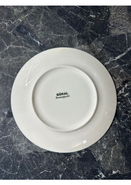 Güral Porselen 20 cm 6 Prç. Yeşil Spiral Desenli Pasta Tabağı modelleri