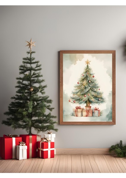 Çerçeveli Poster, Yılbaşı Tablosu, Yeni Yıl Posteri, Pinterest Duvar Dekorasyonu modelleri