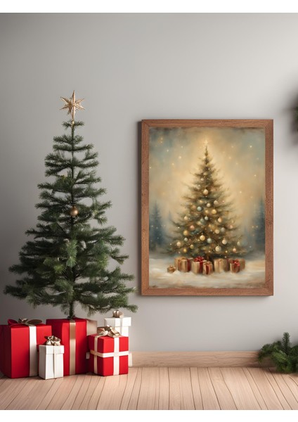 Çerçeveli Poster, Yılbaşı Tablosu, Yeni Yıl Posteri, Pinterest Duvar Dekorasyonu modelleri