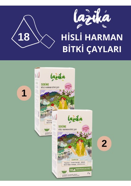 Hisli Harman Sekine 2'li Set & Sakinlik Çayı