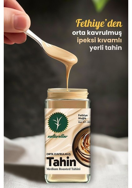 Tahin Orta Kavrulmuş Fethiye - Yerli Susam 280 gr (6 Adet)