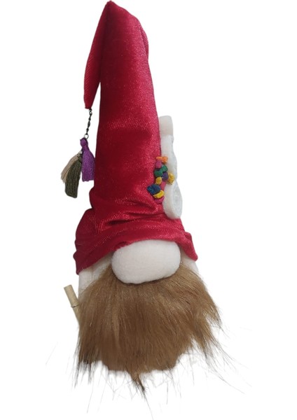 Yeni Yıl El Yapımı Noel Baba Süsleri (1 Adet) 33 cm