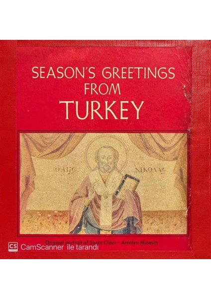 Season's Greetings – From Turkey The Story Of Santa Claus 45'lik Plak