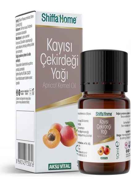 Shiffa Home Kayısı Çekirdeği Yağı 10 Ml