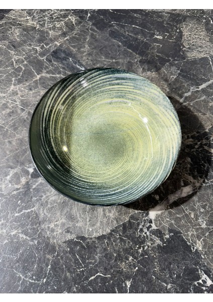 Güral Porselen 15 cm 6 Prç. Yeşil Spiral Desenli Çorba Kasesi fiyatları