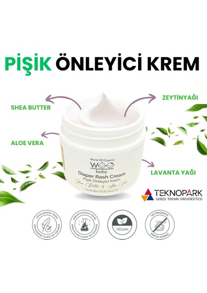 Yenidoğan Bebek Şampuanı 200 ml ve Bebek Pişik Önleyici Krem 50 ml - 2'li Set