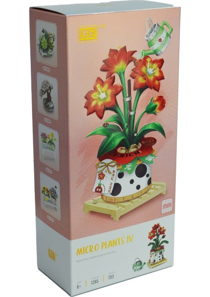 Mikro Blok Saksılı Nergis Zambağı Çiçeği 703 Parça 1285 indirimleri