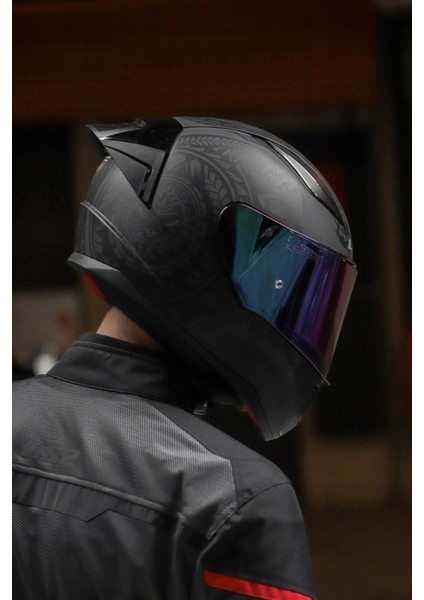Rapıd 2 Race Takaroa Mat Siyah Kask + Spoiler fırsatları