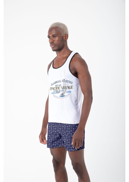 Desenli Sıfır Kol Nefes Alan Kumaş Erkek Atlet fiyatları