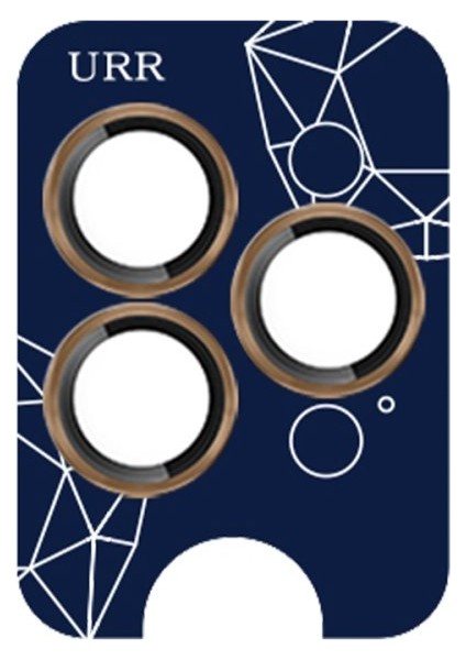 Urr iPhone 14 Pro Max Sapphire Pvdss Kamera Lens Koruyucu - Gold