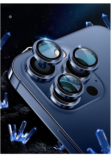 Urr iPhone 14 Pro Max Sapphire Pvdss Kamera Lens Koruyucu - Gold indirimleri