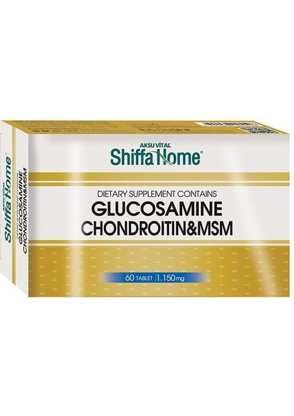 Shiffa Home Bitkisel Glucosamine Chondroitin & Msm Tablet