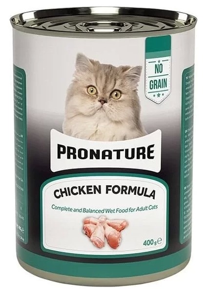 Tahılsız Tavuklu Ezme Yetişkin Konserve Kedi Maması 400 gr