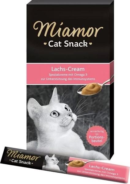 Cream Somonlu Kedi Ödül Maması 6X15 gr