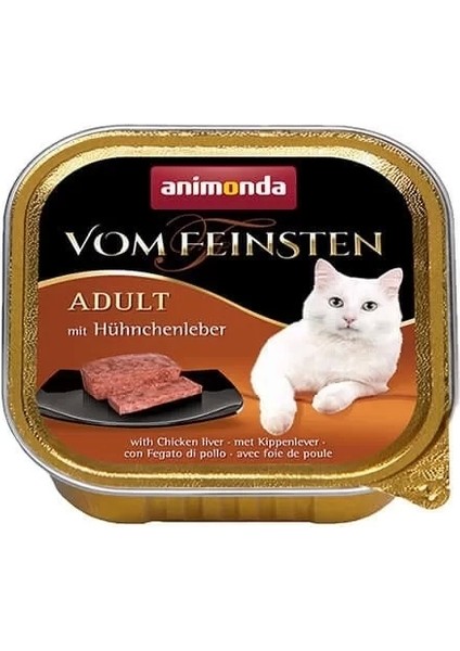 Tavuk ve Ciğerli Yetişkin Konserve Kedi Maması 100 gr