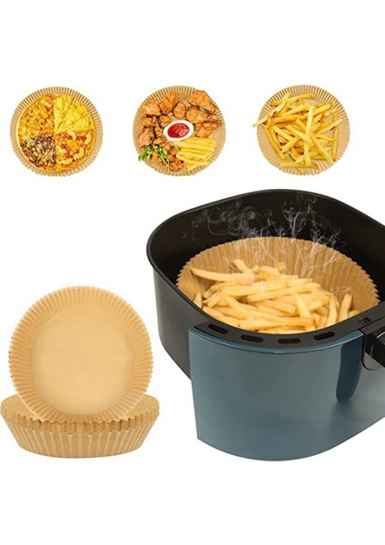 160 Adet Air Fryer Tek Kullanımlık Kağıt Astarı, 7.9 Inç Air Fryer Astarları, Pişirme, Yemek Pişirme Için Yapışmaz Parşömen Kağıdı (Yurt Dışından) fiyatları
