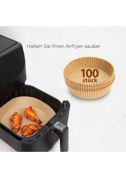 Kare Hava Fritözü Aksesuarları 9 Inç, Cosori Ninja Phillips Tower Instant Pot Tefal Vb 5.6-8.3l Derin Sepetli Hava Fritözü (Yurt Dışından)