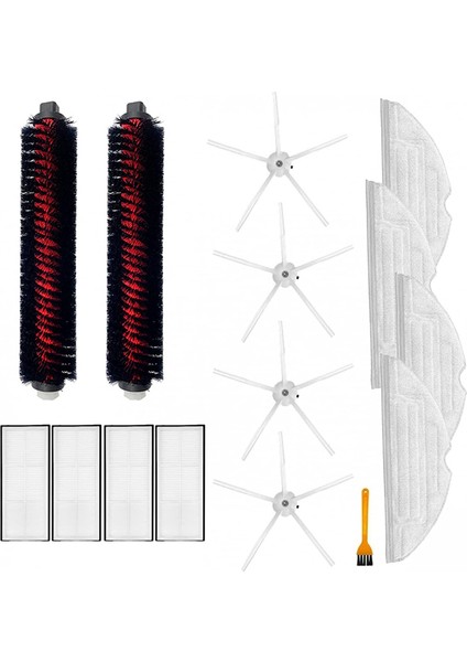 Silindir Yan Fırça Filtre Aksesuarları Xiaomi Roborock S7 Maxv Ultra S7 Pro Ultra G10S G10 Vakum Yedek Parçaları (Yurt Dışından)