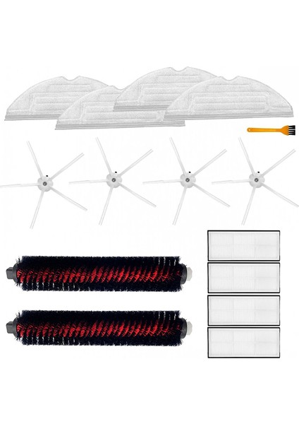 Silindir Yan Fırça Filtre Aksesuarları Xiaomi Roborock S7 Maxv Ultra S7 Pro Ultra G10S G10 Vakum Yedek Parçaları (Yurt Dışından) fiyatları