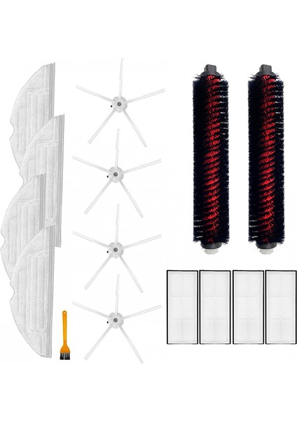 Silindir Yan Fırça Filtre Aksesuarları Xiaomi Roborock S7 Maxv Ultra S7 Pro Ultra G10S G10 Vakum Yedek Parçaları (Yurt Dışından) modelleri