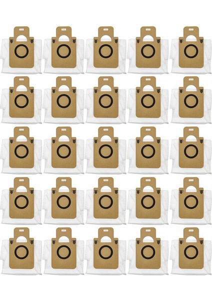 25 Adet Dreame Bot D10 Plus Toz Torbası Aksesuarları Robotlu Süpürge Vakum Torbası Çöp Torbası Yedek Parçalar (Yurt Dışından)